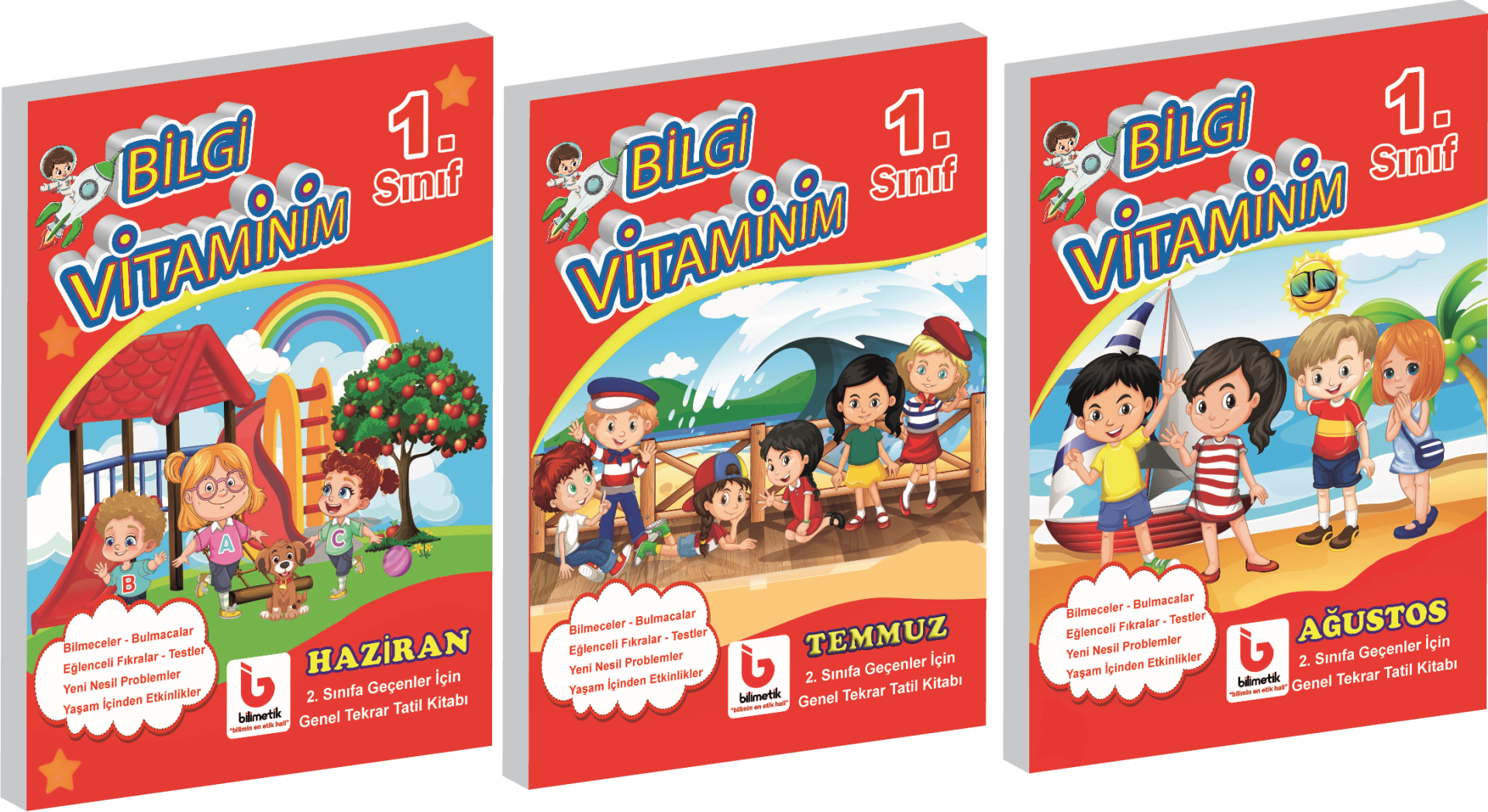 1. SINIF (2. Sınıfa Geçenler İçin Genel Tekrar Tatil Kitabı)