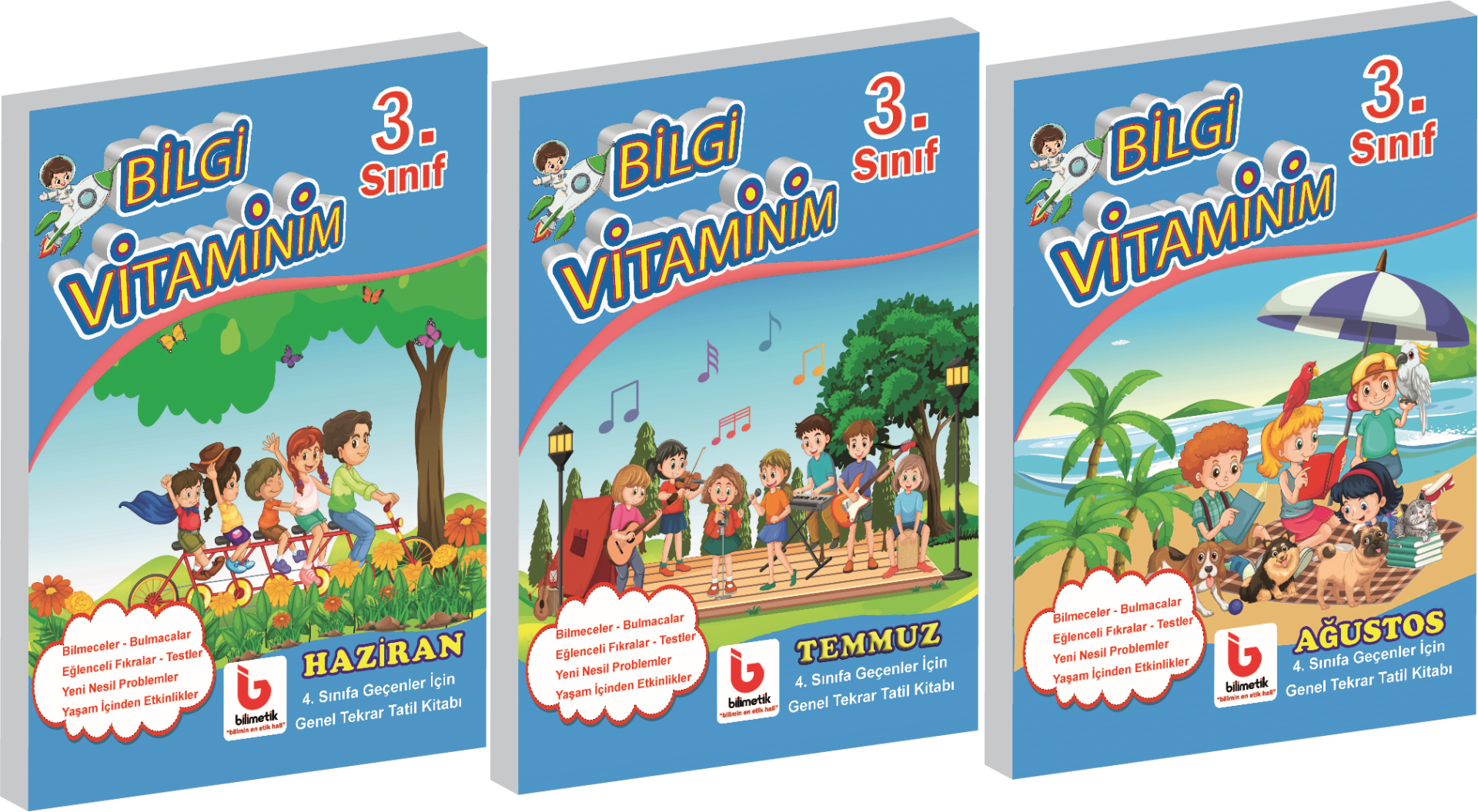 3. SINIF (4. Sınıfa Geçenler İçin Genel Tekrar Tatil Kitabı)