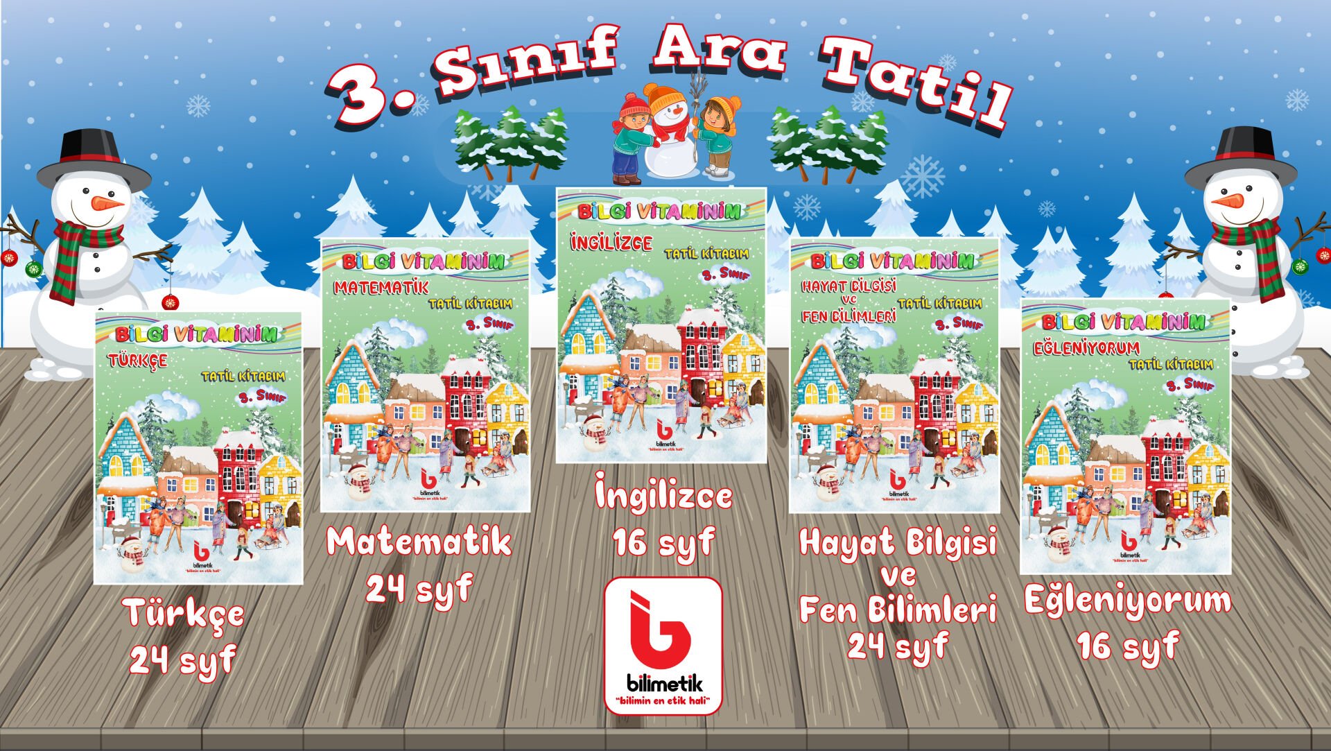 3. SINIF ARA TATİL SET (5 KİTAP)