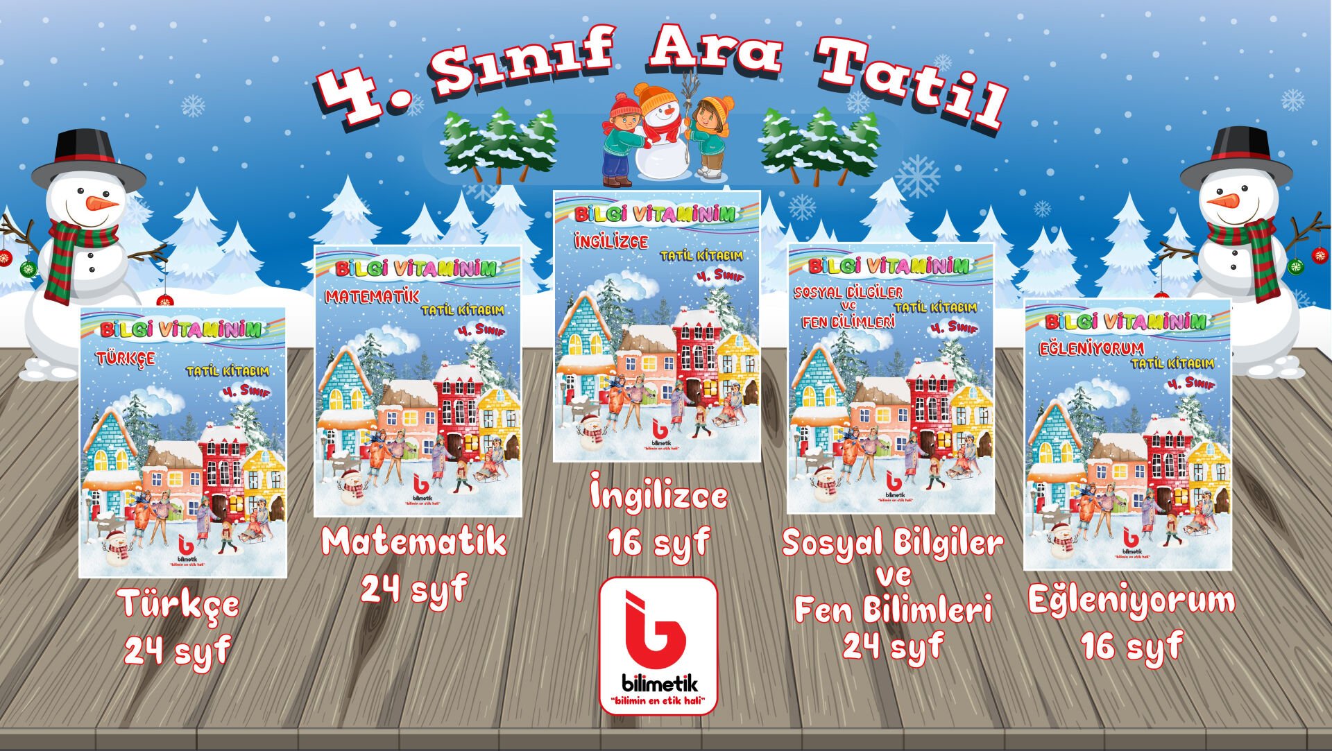4. SINIF ARA TATİL SET (5 KİTAP)
